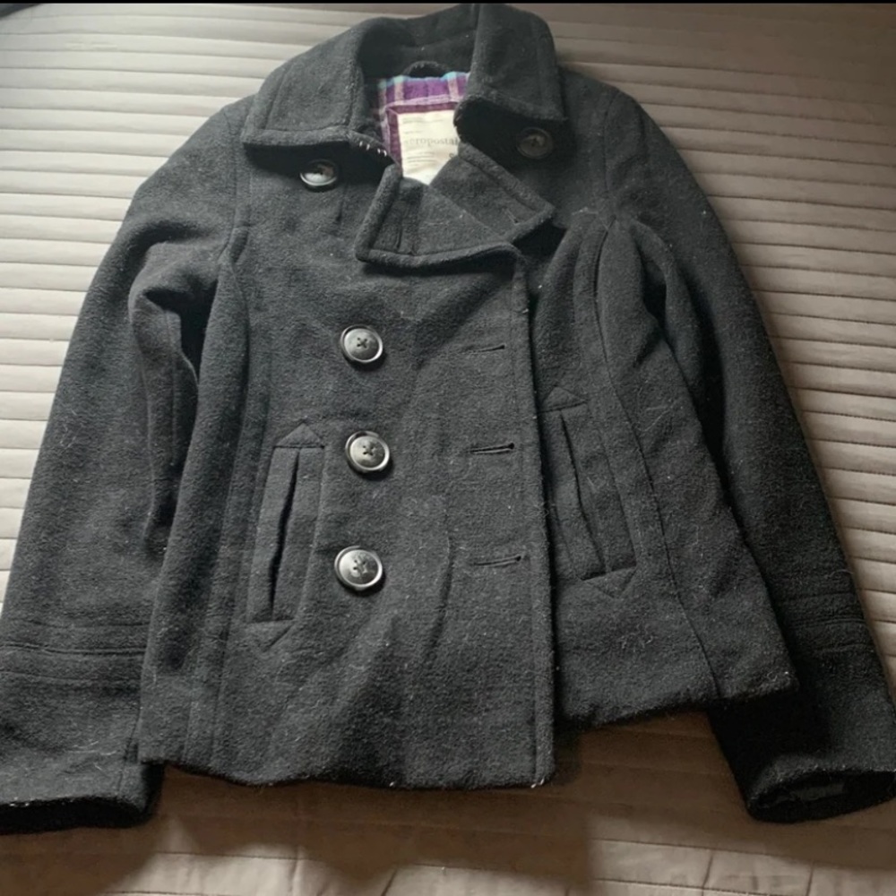 Aeropostale Black Peacoat